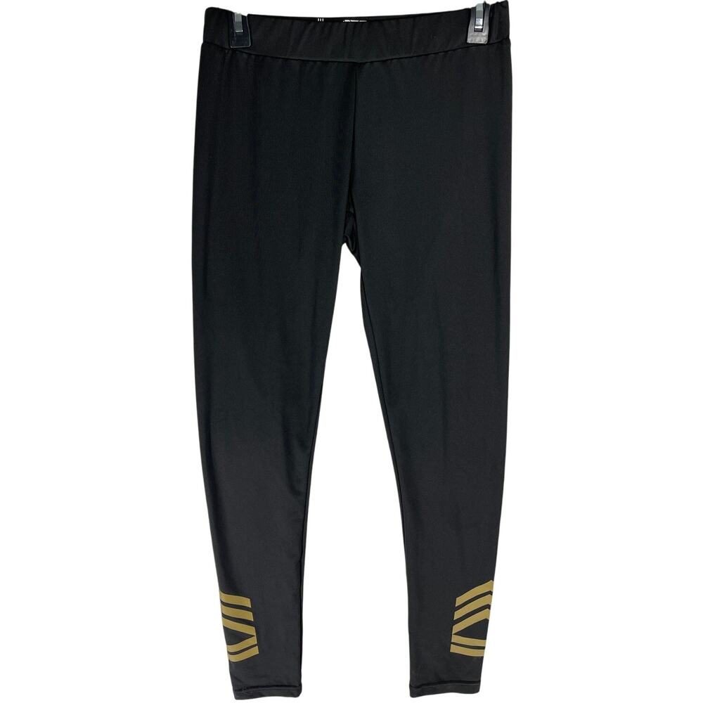 JS2 Leggings Women XL Black Pull On Pants Active Sports Gym Athleisure Yoga